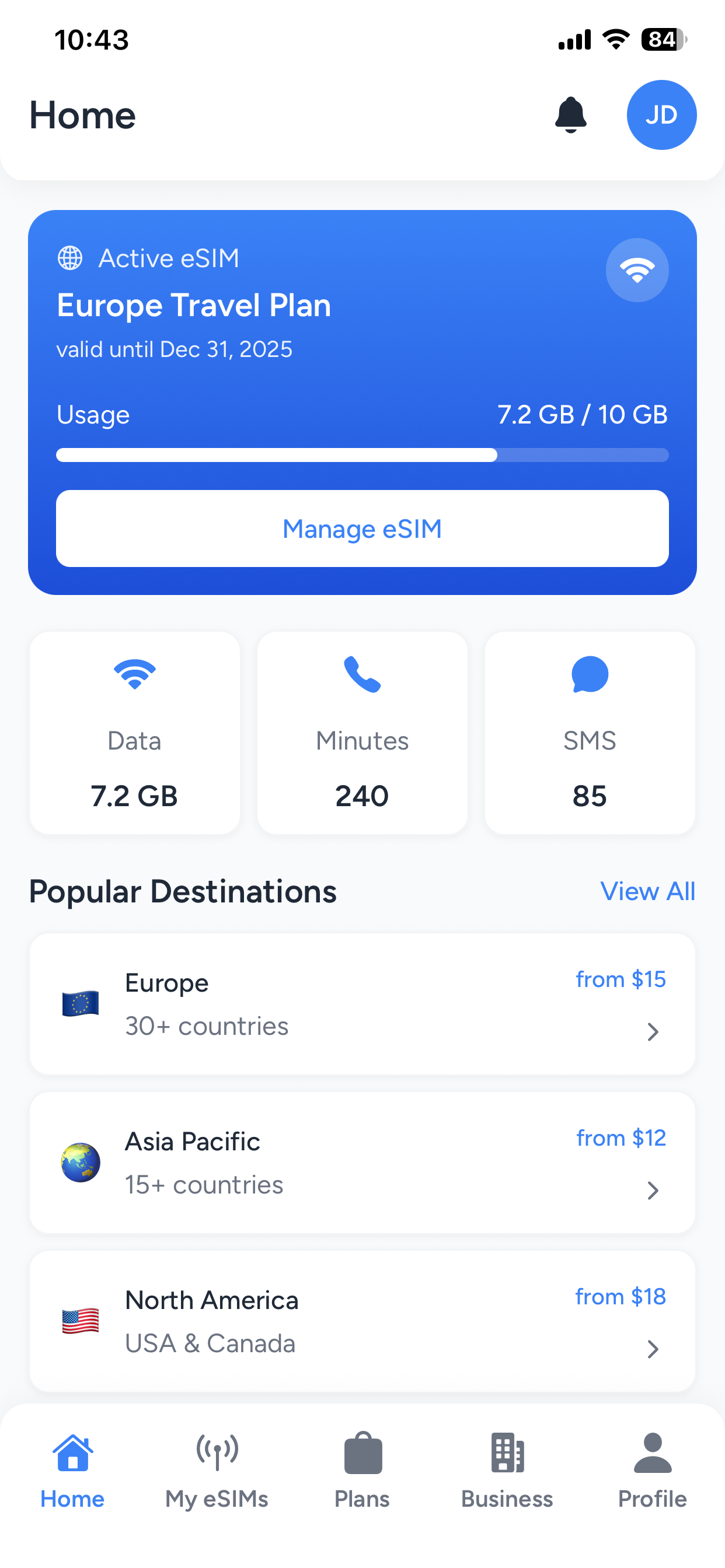 SiroMobile App Interface